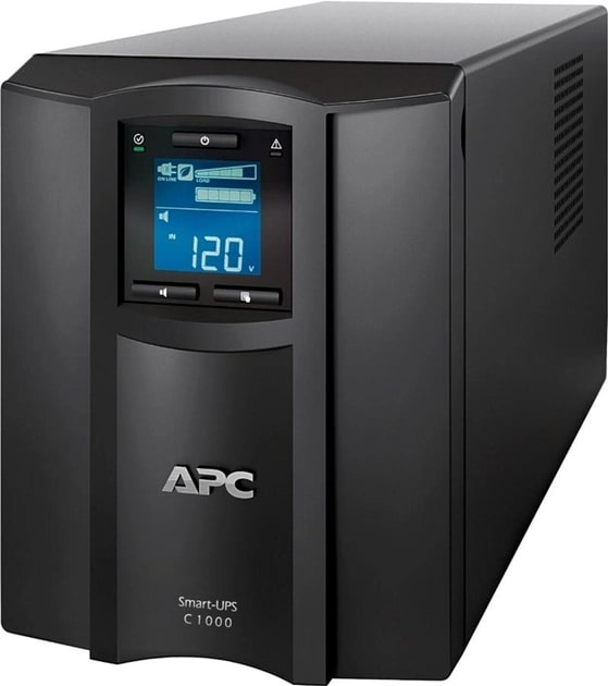 Джерело безперебійного живлення APC Smart-UPS C 1000VA/600W, LCD, USB, SmartConnect, 8xC13 SMC1000IC